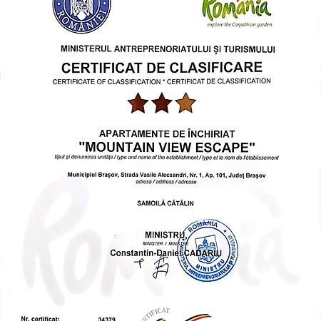 Mountain View Escape Apartment Brasov Exterior photo