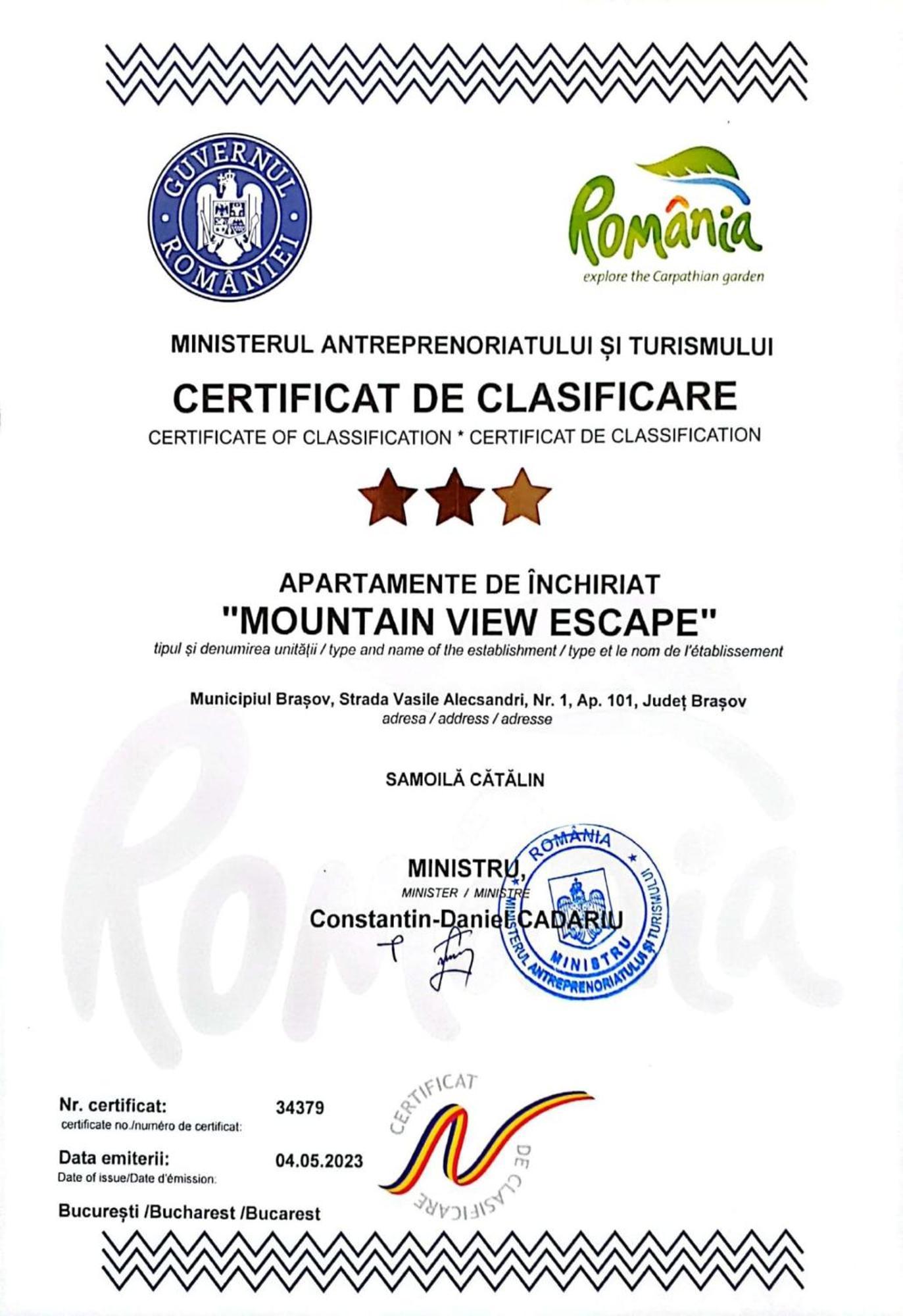 Mountain View Escape Apartment Brasov Exterior photo
